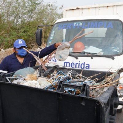 Unas 500 tolenadas de basura que se generan en Mérida diariamennte, no llegan al relleno sanitario