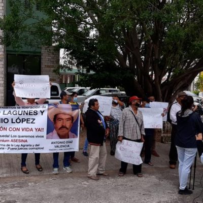 Comunidades y organizaciones sociales de Yucatán demandanpresentación con vida de Ricardo Lagunes y Antonio Díaz
