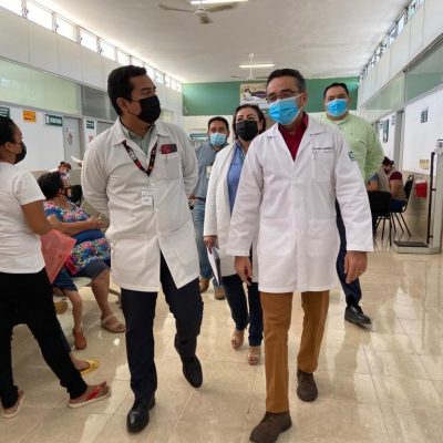 Realiza recorrido titular del IMSS Yucatán de supervisión al Hospital IMSS-BIENESTAR Acanceh