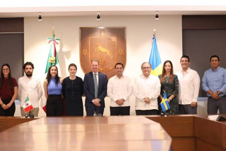 Yucatán fortalece lazos de cooperación con Suecia para trabajar de forma conjunta en medio ambiente, economía y atracción de inversiones a la entidad