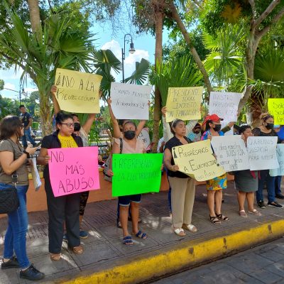 Mujeres tianguistas de Tekax acusan al alcalde Diego Ávila de amenazas