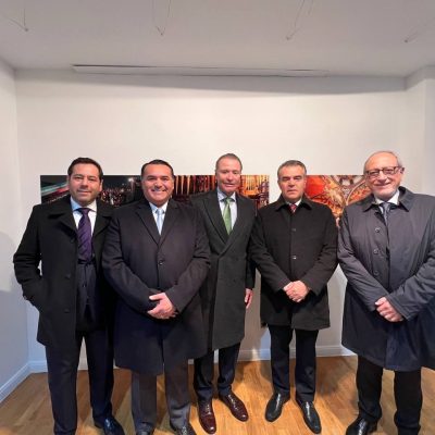 El Alcalde Renán Barrera trabaja con empresarios madrileños para establecer nuevas relaciones comerciales