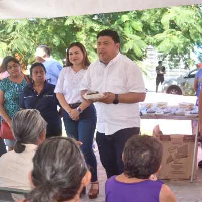 El Comedor Comunitario Móvil llega a la colonia Pablo Moreno de Kanasín para llevar alimentos nutritivos a más de 200 personas.