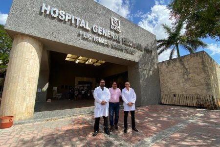 Especialistas del IMSS Yucatán retiran tumor maligno y salvan único riñón de derechohabiente