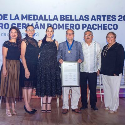 <em>Premian aportación de German Romero con la Medalla Bellas Artes 2023</em>
