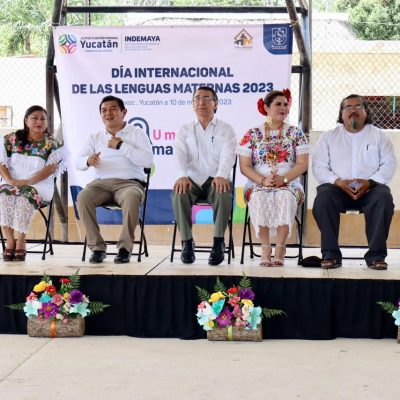 En Kanxoc, el Gobierno de Yucatán reconoce a promotores de la preservación de la lengua maya