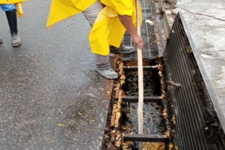 Atienden cuadrillas de Servicios Públicos Municipales reportes de afectaciones por lluvias