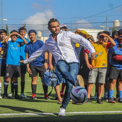 Samuel Lizama Gasca realiza exitoso torneo de la amistad “Esperanza y Bienestar” con equipos del Oriente de Mérida y Kanasín.