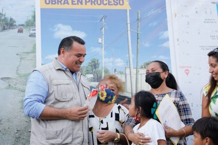 Renán Barrera mejora las vialidades del Municipio