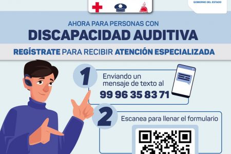 Con impulso del Gobernador Mauricio Vila Dosal, Yucatán aplicará tecnología para atender emergencias de personas con discapacidad auditiva