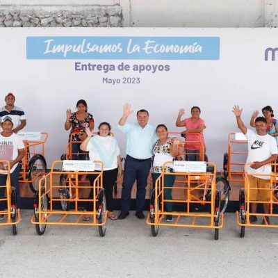 Renán Barrera fomenta la economía de las familias más vulnerables de Mérida