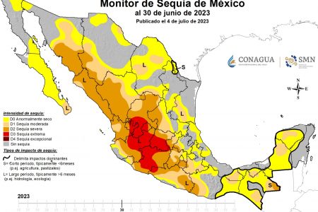 Reaparece la sequía en la Península de Yucatán