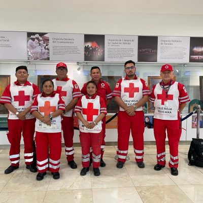 Voluntarios de la Delegación Yucatán Viajan a Guerrero para apoyar con la entrega de ayuda humanitaria