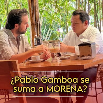 PABLO GAMBOA COQUETEA CON MORENA EN BUSCA DE UNA CURUL EN EL SENADO